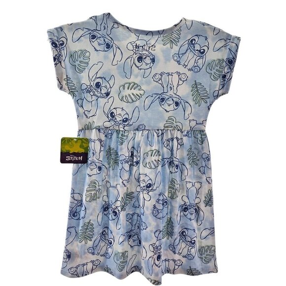 Disney STITCH Girls Short Sleeve Crew Neck Dress – Sizes XS or Small NWT - Picture 5 of 15